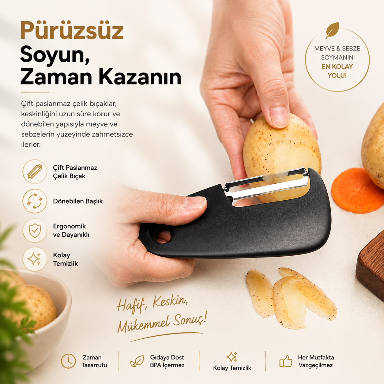 Premium 6'sı 1 Arada Mutfak Seti